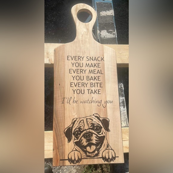 Custom solid maple decorative cutting board - Picture 2 of 2